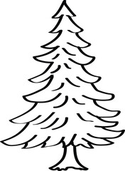 christmas tree vector