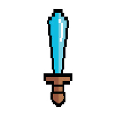 video game sword pixelated