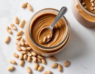 Fototapeta premium beans and spoon