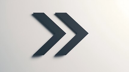 Two black arrows pointing in opposite directions