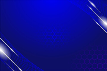 Abstract elegant blue luxury background with a white line. Modern futuristic background