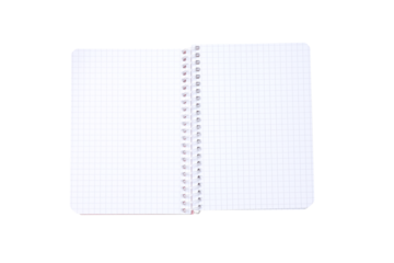 PNG,Open notebook, isolated on white background