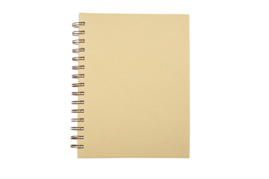 PNG, Closed notebook, isolated on white background