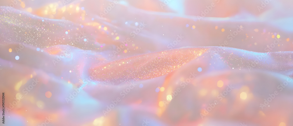 Poster abstract light patterns digital realm visual art ethereal atmosphere close-up view creative expressi