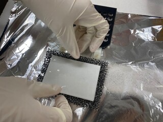 Equipment used for Western Blot, scientific equipment used for detecting specific proteins, biochemical equipment.