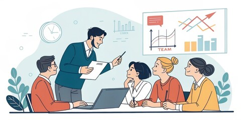 Business Team Meeting Presentation