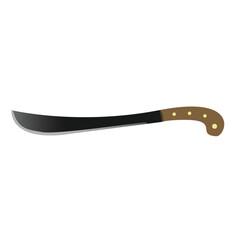Illustration of a machete icon, on a white background,vector,