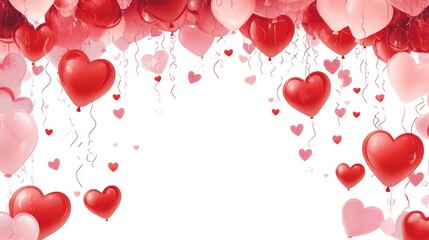 Colorful Heart Balloons for Romantic and Festive Celebrations