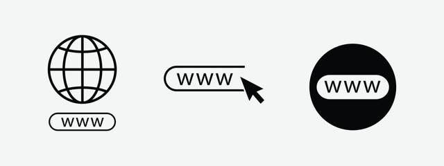 Obraz premium collection of vector web icons for websites