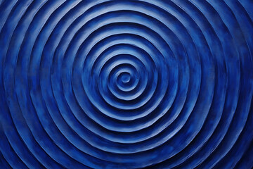 Obraz premium Abstract Blue Concentric Circles Design