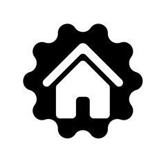 Abstract Button Home Address 