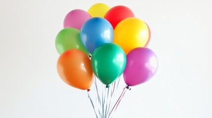 colorful balloons on white background. colorful ballons. Ballons
