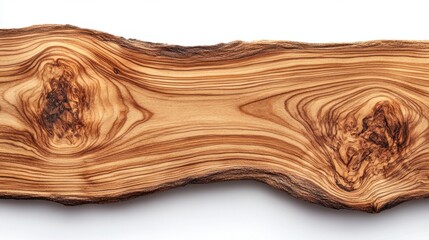 Natural Wood Tabletop Texture on White Background for Product Display