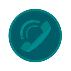 Round Phone Symbol
