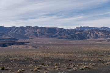 Ubehebe Craters / maar and tuff ring, volcanic. Death Valley National Park, California. Mojave Desert / Basin and Range Province.