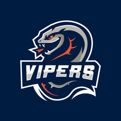 Vipers Logo for Gaming and Sports