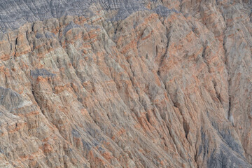 Naklejka premium Ubehebe Craters / maar and tuff ring, volcanic. Death Valley National Park, California. Mojave Desert / Basin and Range Province.