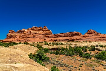 Fototapeta premium Red Rock Formations in Canyonlands National Park
