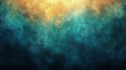 Abstract Textured Background Gold Teal Gradient