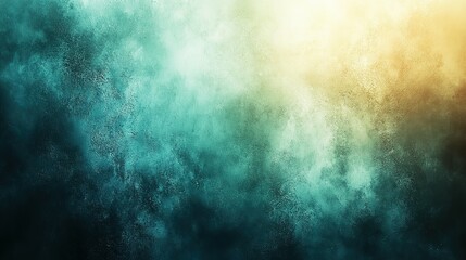 Abstract Teal And Gold Textured Background