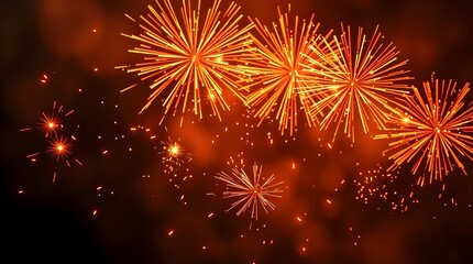 New Year Fireworks Background 2025 collection