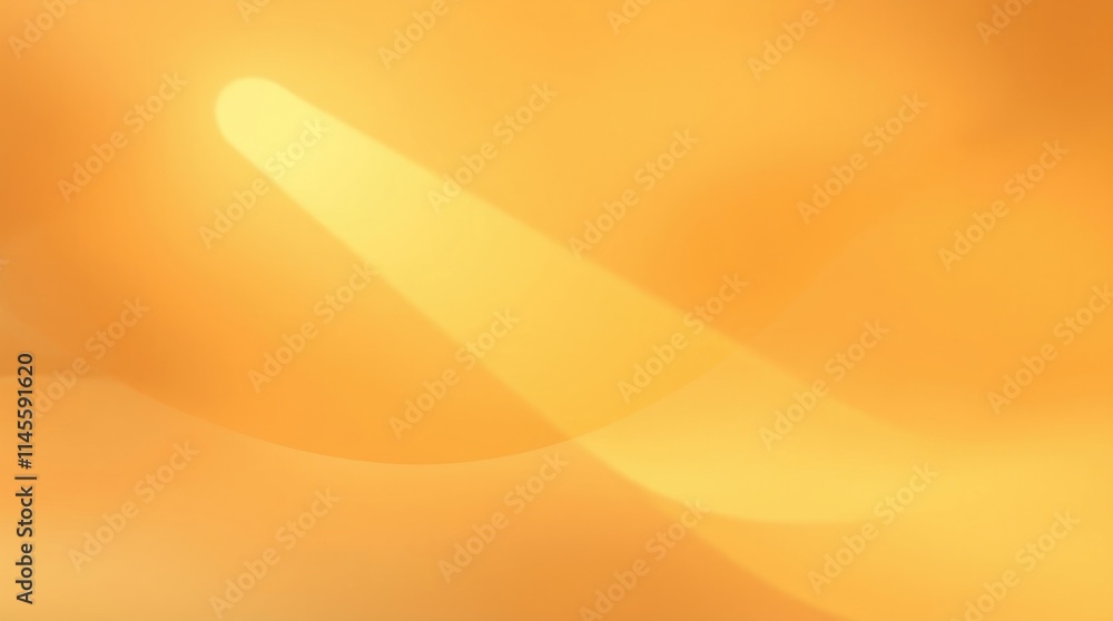 Poster radiant golden light streams across a gentle, undulating backdrop, creating a calming atmosphere rem