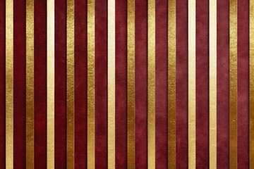 Elegant Minimalist Holiday Stripes: Burgundy Gold White Pattern Background