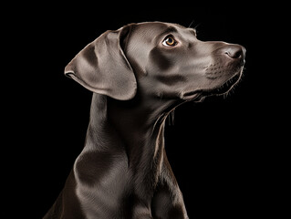 cute little puppy dog studio shot