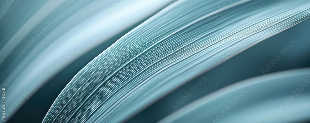 Poster macro natural idea. elegant close-up of smooth green leaves with serene texture and calming tones.