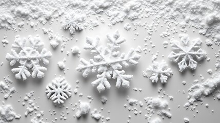 Close up winter snowflake frozen detail high resolution hd background