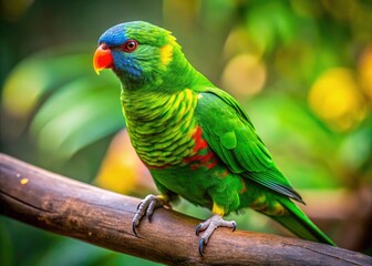 Scaly-breasted Lorikeet Taronga Zoo Sydney Australia Bird Photography Green Parrot Wildlife Photo