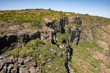 Ethiopian mountain scenery near the Debre Libanos rift valley