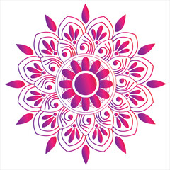 Mandala design vector art and illustration 