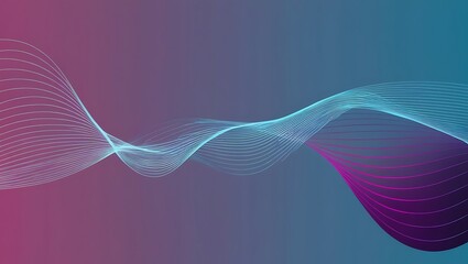 Abstract Digital Wave Network Background