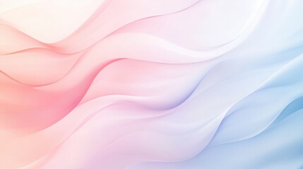 Obraz premium Abstract Pastel Waves Flowing Gently Across Background