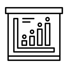 Growth Outline Style Icon