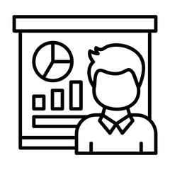 Briefing Outline Style Icon