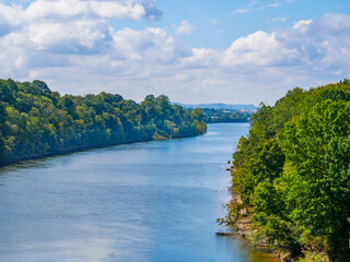 View of Cumberland River from Pedestrian Brige