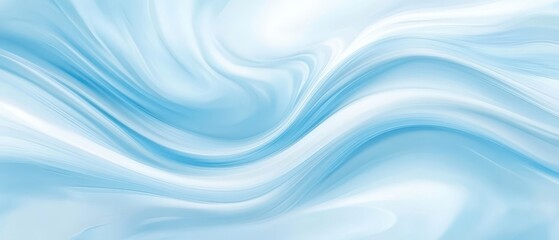 Fototapeta premium A blue and white wave with a blue background