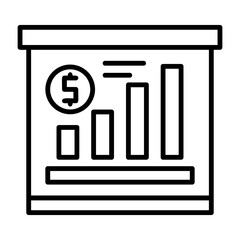Profit Outline Style Icon