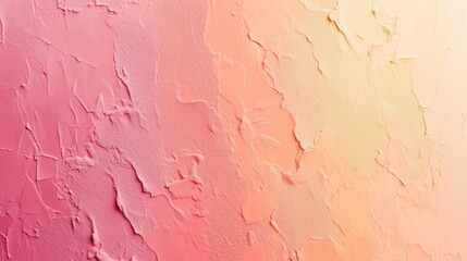 Fototapeta premium Peach and Blush Abstract Textured Plaster Background - Made with Generative AI