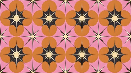 Atomic Starburst Pattern for Wallpaper and Backgrounds