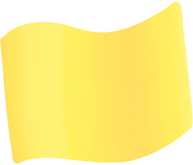 Golden yellow flag