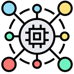 Fototapeta premium Network Icon