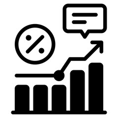 Business Growth and Financial Analytics Icon