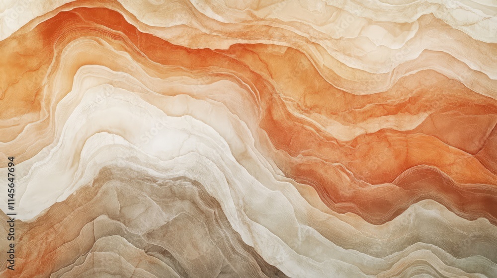 Poster abstract natural rock texture with warm tones ideal for backgrounds in design and art projects