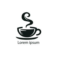 Coffee shop logo template