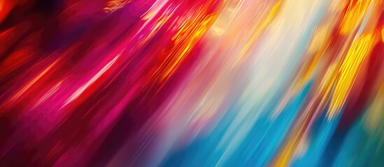 Fototapeta premium Vibrant abstract blurred light background design suitable for celebrations and creative projects with colorful tones and dynamic movement effects