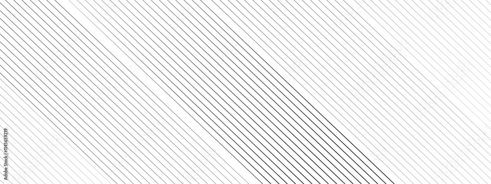 Poster Modern simple vector stripes lines pattern. White geometric transparent stripe diagonal overlap layer. Gradient gray line pattern  with Transparent monochrome striped lines
