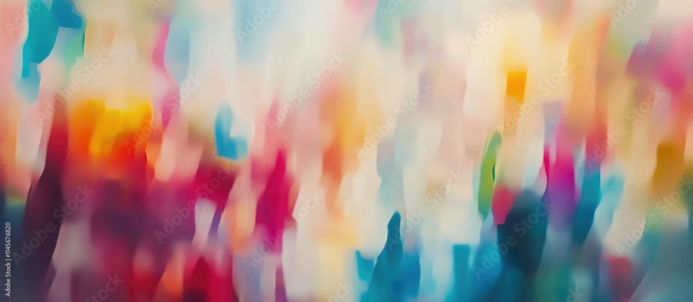 Poster colorful abstract background with soft focus effects creating a dreamy and artistic visual texture f